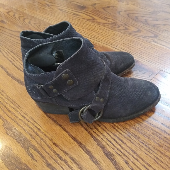 Free People Tortuga Leather Buckle Ankle Boots - Picture 6 of 15